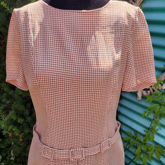 Checkered Vintage Dress (M/L) - Picture 2 of 4